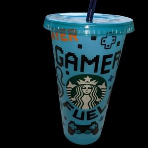 24 oz Starbucks gamer fuel tumbler